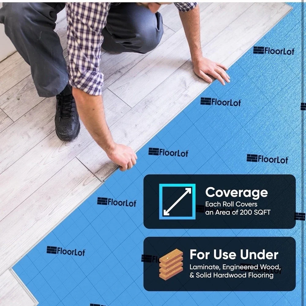 Floorlot BlueStep 3mm‎ Underlayment 200 sq ft for Laminate Engineered Floors